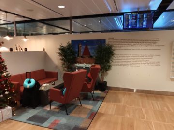 Vinga Lounge Göteborg Eingangsbereich Weihnachtsdeko