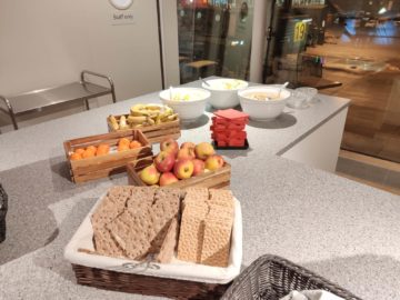 Vinga Lounge Göteborg Knäckebrot Obst