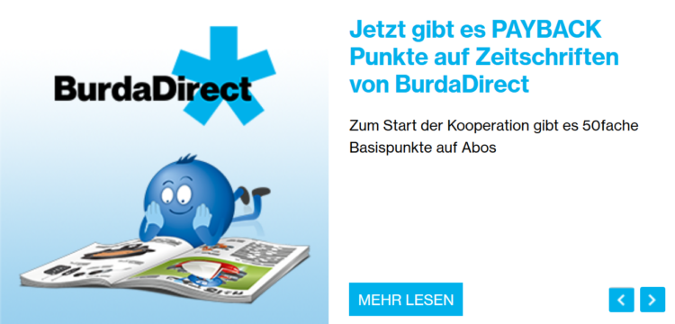 Burdadirect Payback Kooperation