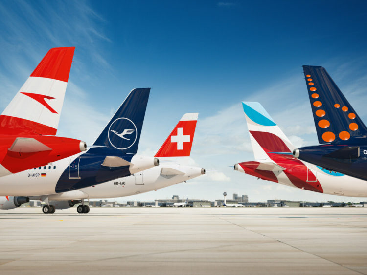 Lufthansa Group Fluglinien Leitwerke Copyright