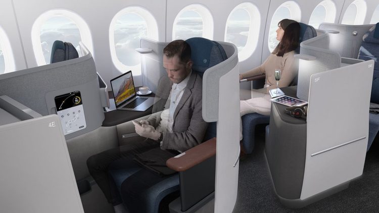 Lufthansa Neue Business Class Fensterplatz Copyright