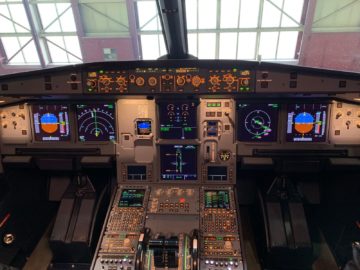Swiss Airbus A320neo Cockpit