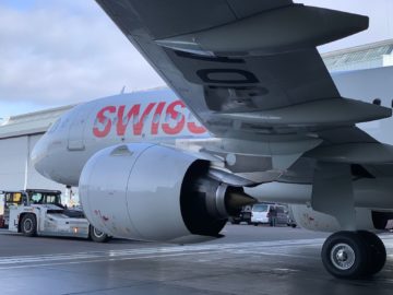 Swiss Airbus A320neo Engelberg