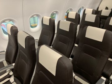 Swiss Airbus A320neo Sitze 1