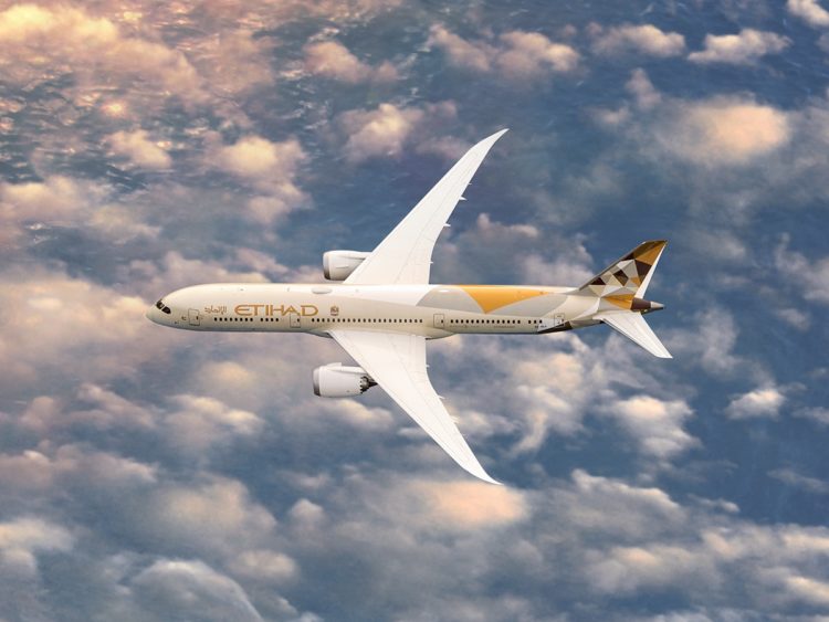 Etihad Airways Boeing 787 Copyright