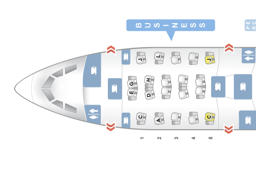 Alitalia Business Class A330 200 Seatmap Seatguru