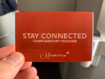 Alitalia Business Class Wifi Voucher 1