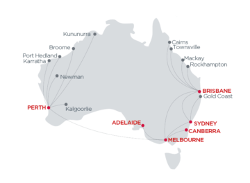 Virgin Australia Corona Sonderflugplan