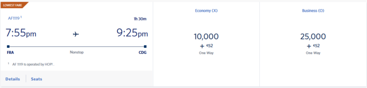 Delta Skymiles Praemienflug Air France Fra Cdg