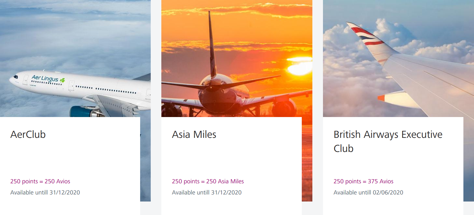 Heathrow Rewards Transferbonus Avios