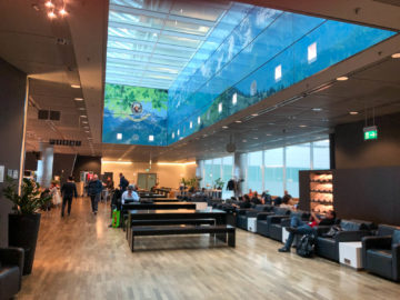 Lufthansa Business Lounge G28 Muenchen Blick Lounge