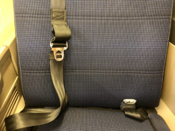 United Airlines Polaris Business Class Boeing 767 300 Drei Wege Gurt
