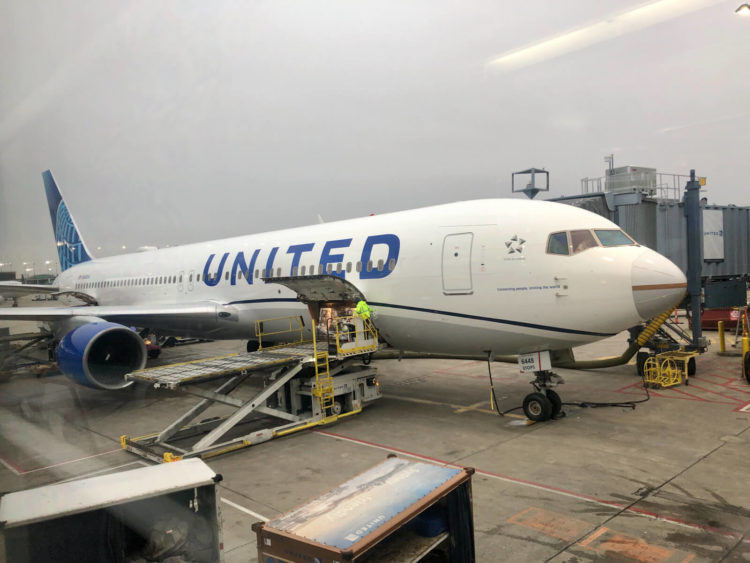 United Airlines Polaris Business Class Boeing 767 300 Flugzeug