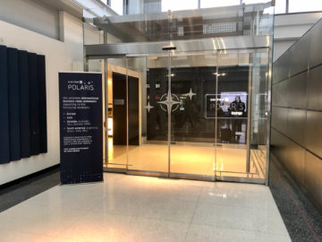 United Polaris Lounge Chicago Eingang Zur Lounge