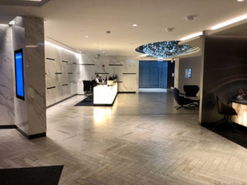 United Polaris Lounge Chicago Eingangsbereich Lounge