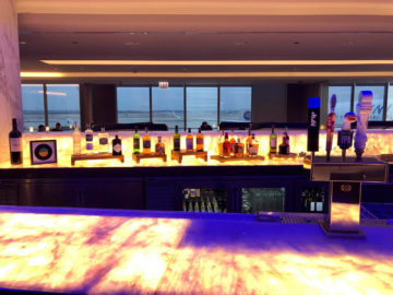 United Polaris Lounge Chicago Hochprozentiger Alkohol