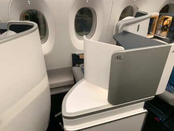 Air France Business Class A350 900 Sitz Fenster 3