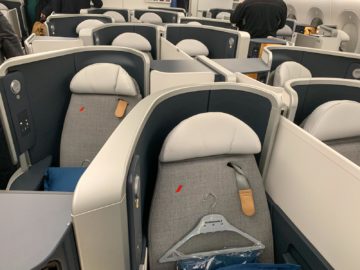 Air France Business Class A350 900 Sitz Mitte 2