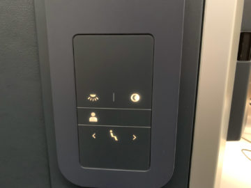 Air France Business Class A350 900 Sitzsteuerung 1