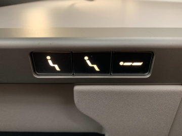 Air France Business Class A350 900 Sitzsteuerung 2