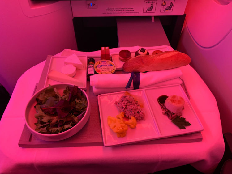Air France Business Class Vorspeise 1