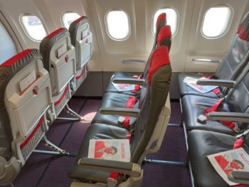 Austrian Airlines A319 Business Class Sitze