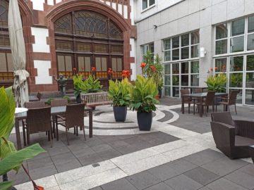 Hilton Mainz City Innenhof