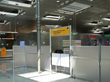 Lufthansa Express Rail Gepaeckausgabe Frankfurt