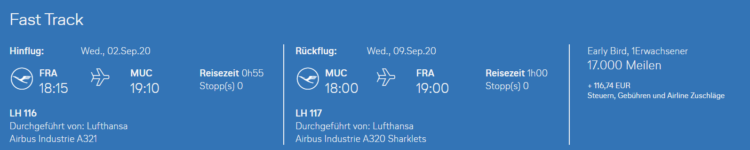 Miles And More Early Bird Lufthansa Frankfurt Muenchen