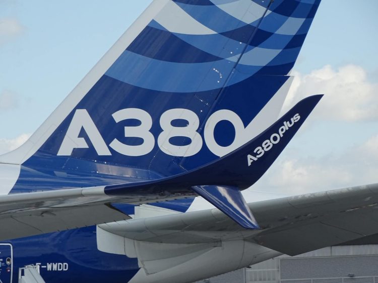 Airbus A380 Plus Scimitar Winglets