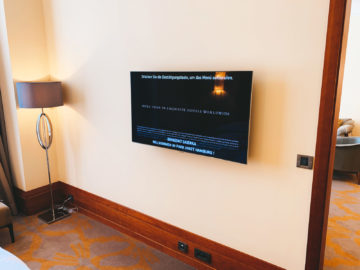 Park Hyatt Hamburg Schlafzimmer Tv