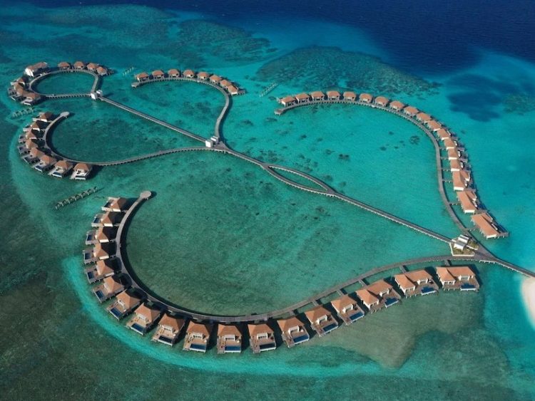 Radisson Blu Maldives Luftansicht Copyright