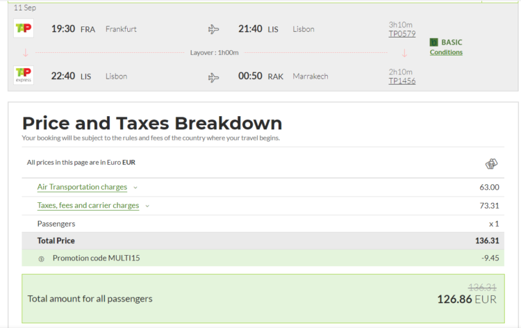 Tap Portugal Gutschein Preis Inklusive Rabatt