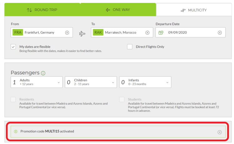 Tap Portugal Gutscheincode Eingetragen