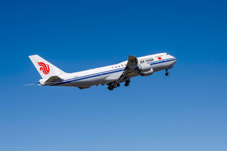 Air China Boeing 747 8 Copyright