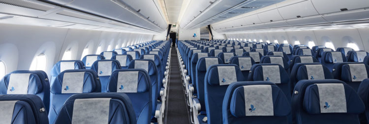 Airbus A350 900 French Bee Cabin Copyright