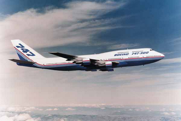 Boeing 747 300 Werkslackierung Copyright