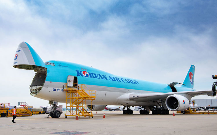 Boeing 747 8f Frachter Korean Air Copyright