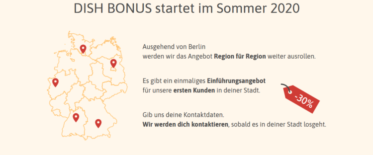 Dish Bonus Rollout Uebersicht