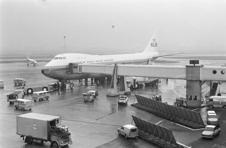 Klm Erste Boeing 747 200 Amsterdam Copyright