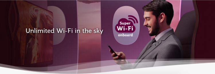 Super Wi Fi Qatar Airways