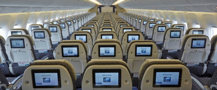 Air Astana Boeing 767 300er Economy Class Copyright