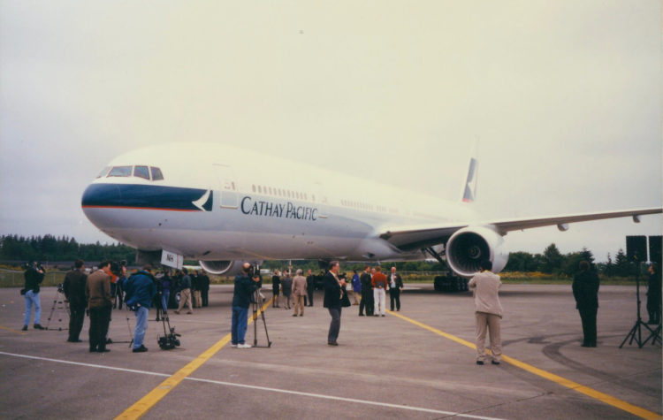 Cathay Pacific 777 300 Copyright