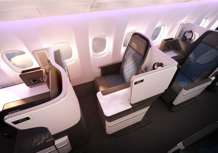 Delta Airlines Boeing 767 400er Delta One Business Class Copyright