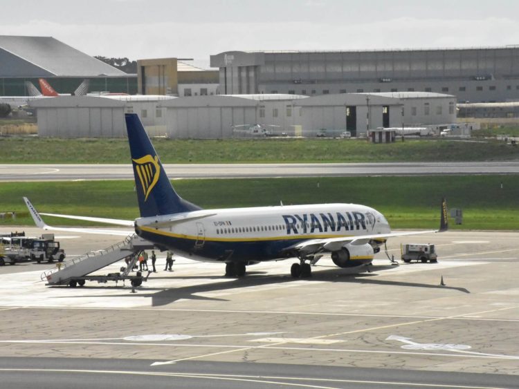 Ryanair Flugzeug Malta
