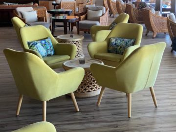 Air Seychelles Salon Vallee De Mai Premium Lounge Stuehle
