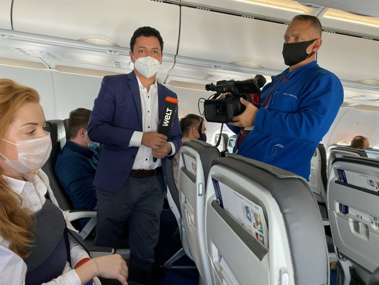 Lufthansa Erstflug Berlin Interview Welt
