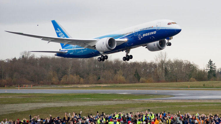 Boeing 787 8 Erstflug Copyright