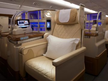Emirates Neuer A380 Business Class Copyright