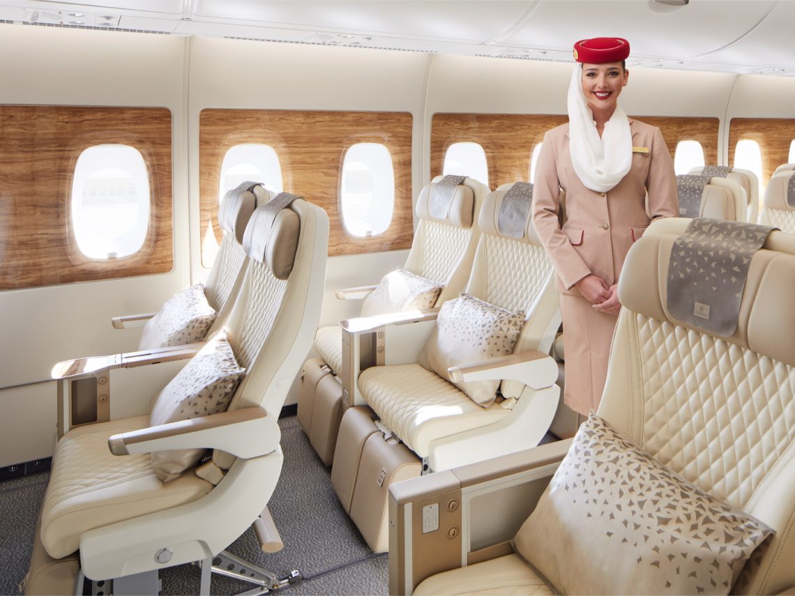 Emirates Premium Economy Class Sitz Copyright